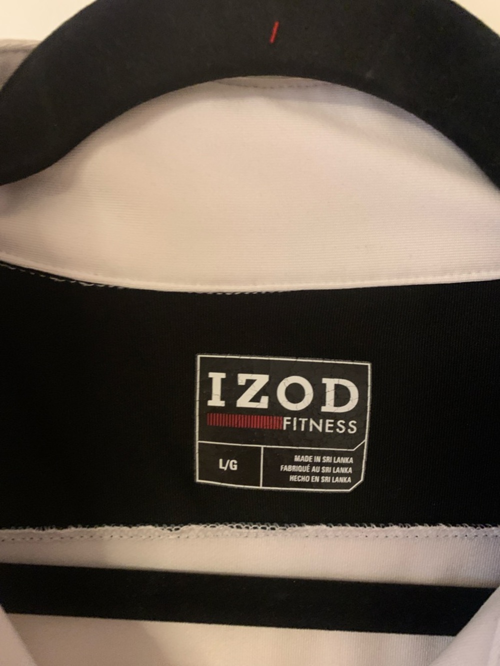 Izod Red, White & Black Athletic Jacket and Sleeveless Polo Set - Picture 3 of 7